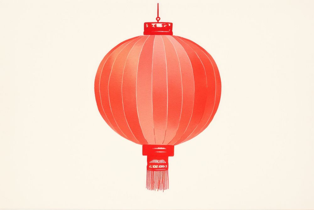 Chinese lantern balloon chinese lantern transportation. AI generated Image by rawpixel.