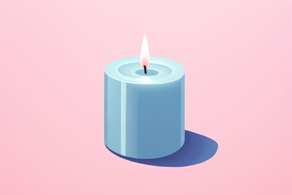 Lighted candel candle fire spirituality. AI generated Image by rawpixel.