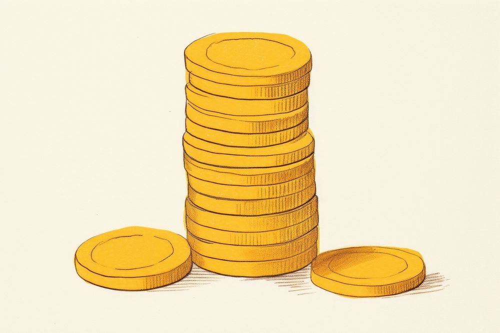 Gold coins seamless money investment currency. AI generated Image by rawpixel.