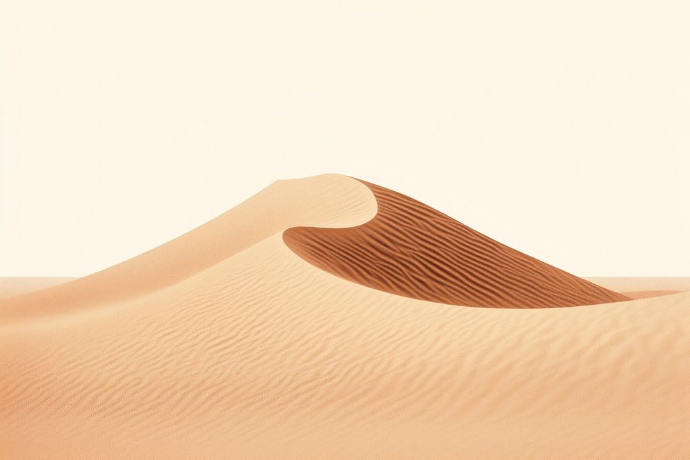 Sand hill outdoors desert nature. AI generated Image by rawpixel.