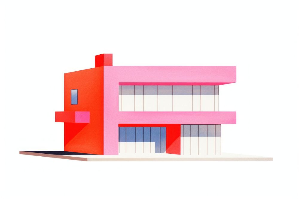 Architect white background architecture dollhouse. AI generated Image by rawpixel.