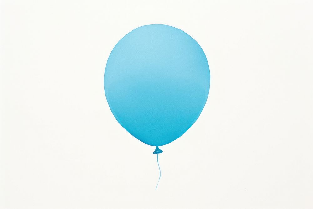 Blue birthday balloon anniversary celebration turquoise. AI generated Image by rawpixel.