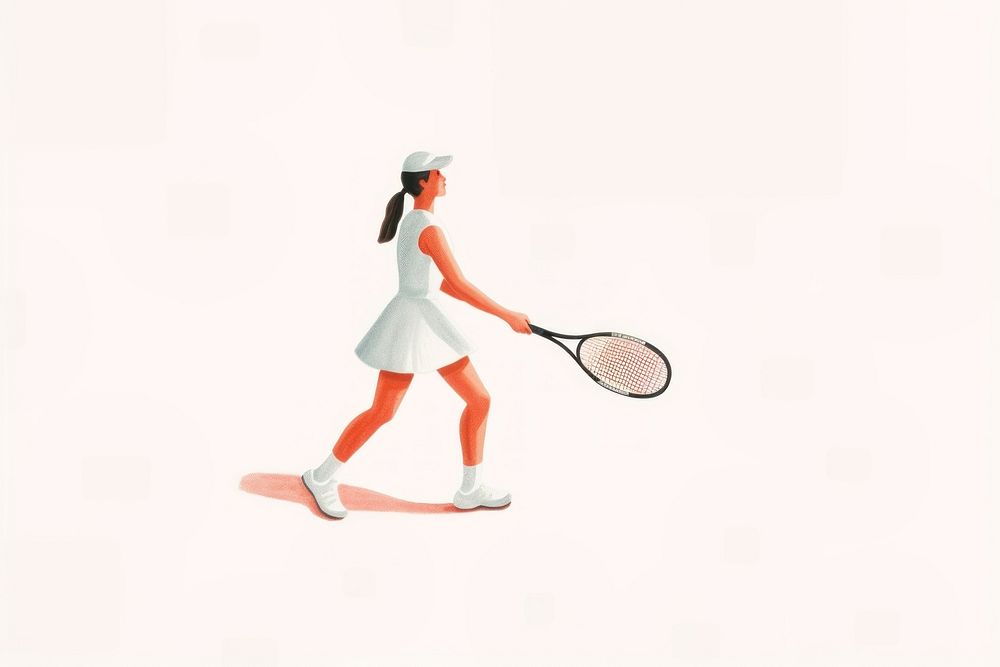 Tennis seamless sports racket competition. AI generated Image by rawpixel.