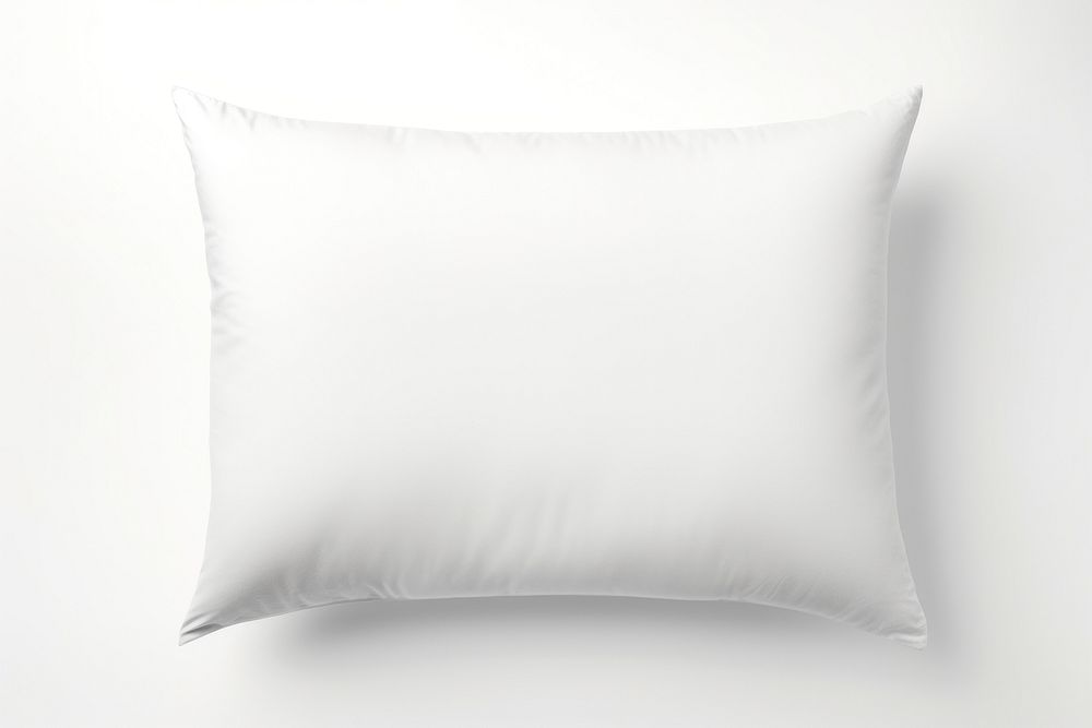 Pillow white backgrounds cushion. AI generated Image by rawpixel.