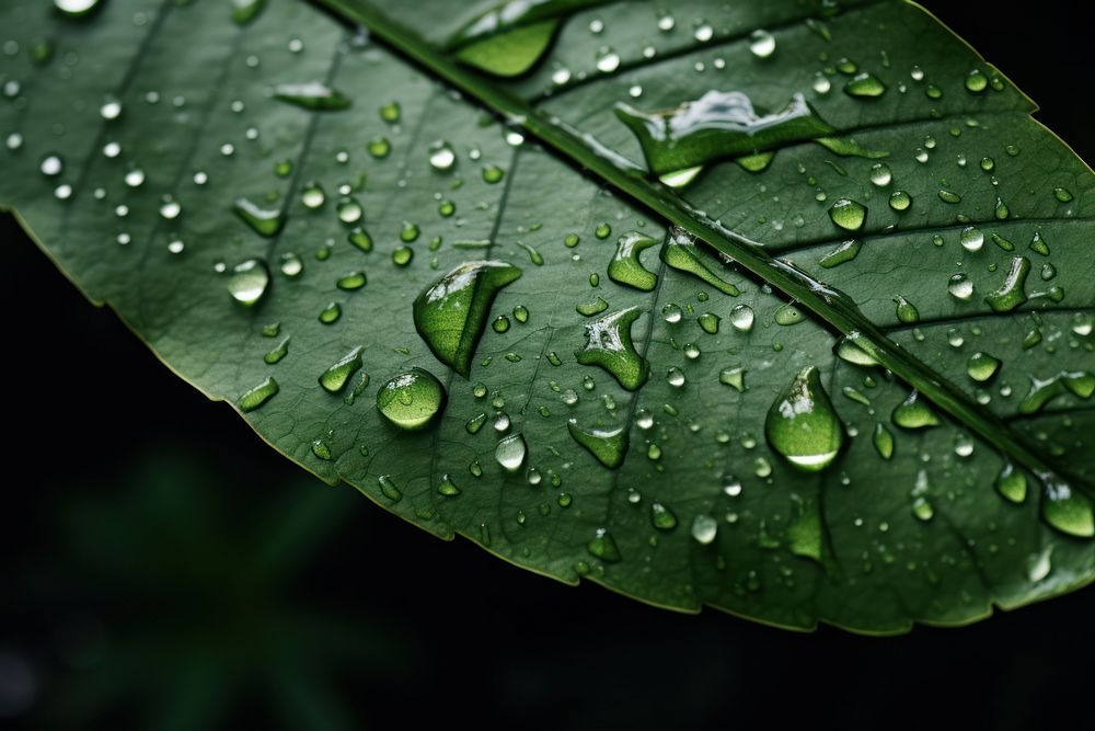 Tropical leaves nature outdoors plant. AI generated Image by rawpixel.
