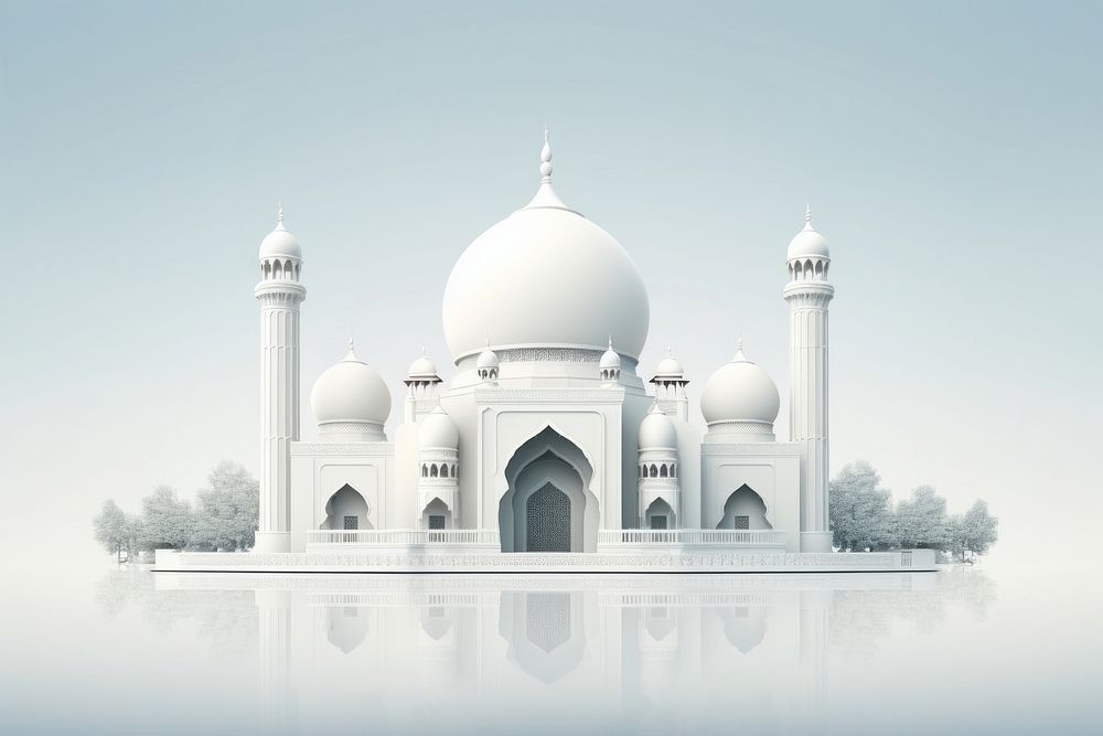 Luxury Ramadan Mosque architecture building mosque. AI generated Image by rawpixel.