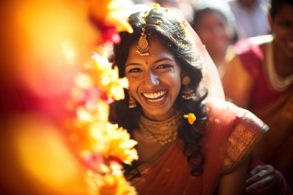 Wedding happiness laughing person. AI generated Image by rawpixel.