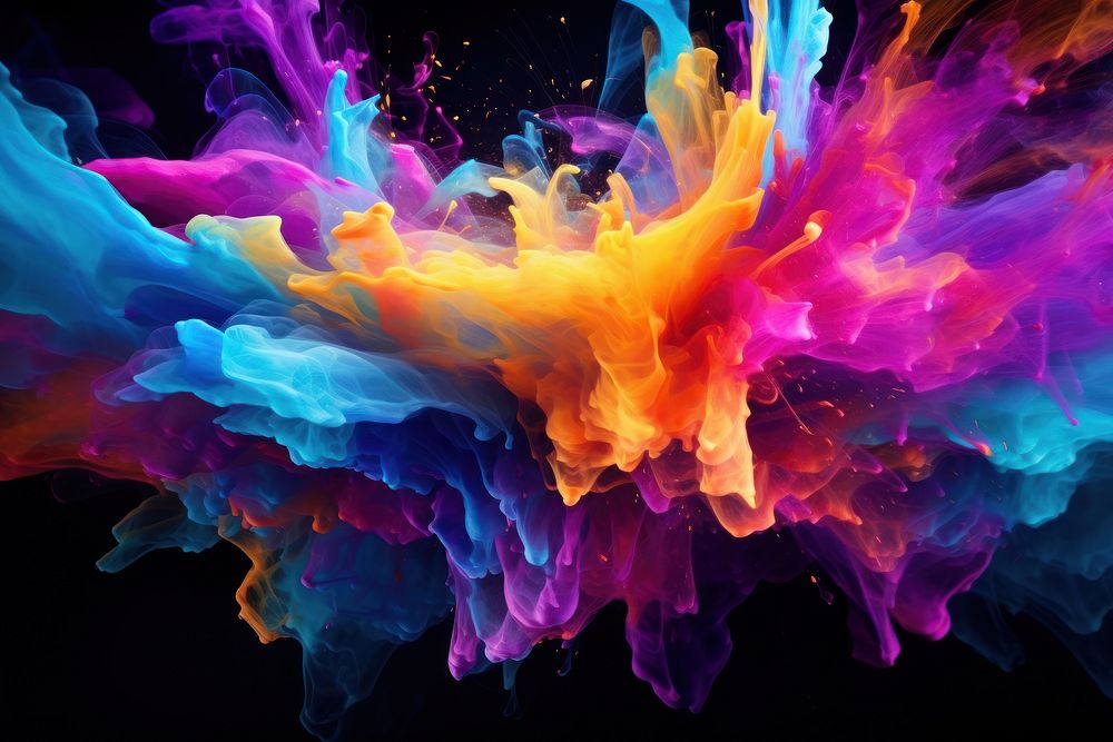 Abstract paint backgrounds exploding abstract. AI generated Image by rawpixel.