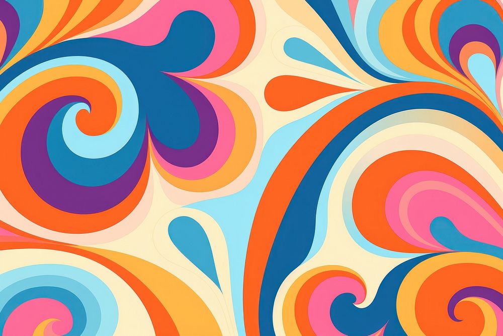 60s background pattern backgrounds art. AI generated Image by rawpixel.