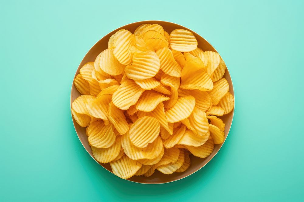 Chips food freshness abundance. AI generated Image by rawpixel.