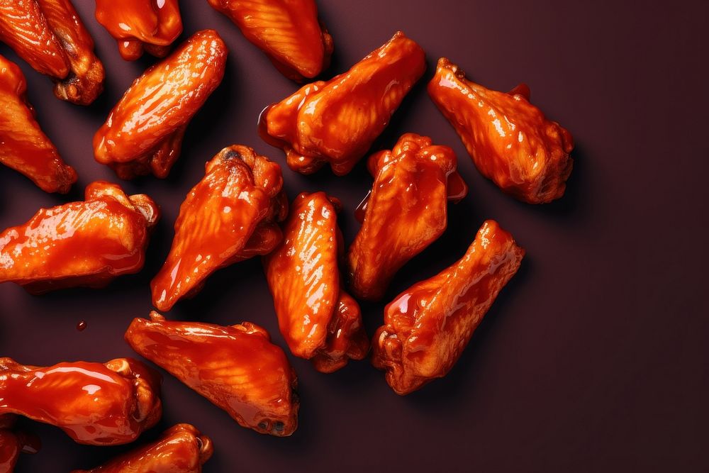 Hot wings food meat freshness. AI generated Image by rawpixel.