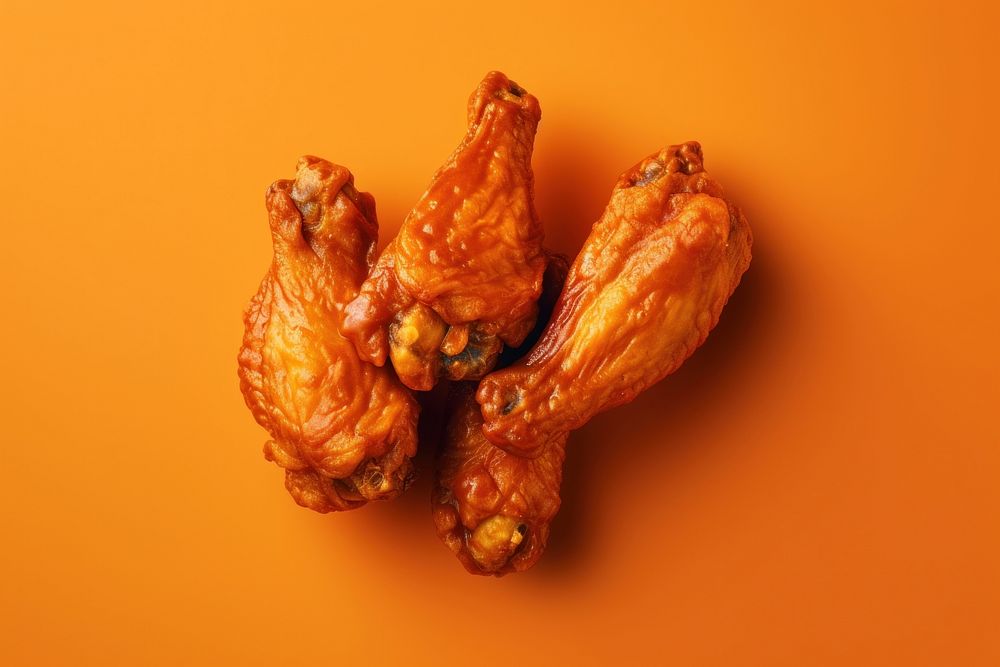 Hot wings food meat bird. AI generated Image by rawpixel.
