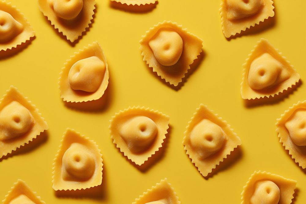 Ravioli backgrounds pasta food. AI generated Image by rawpixel.