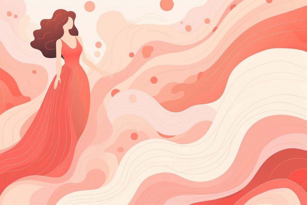 Woman pattern graphics backgrounds. AI generated Image by rawpixel.