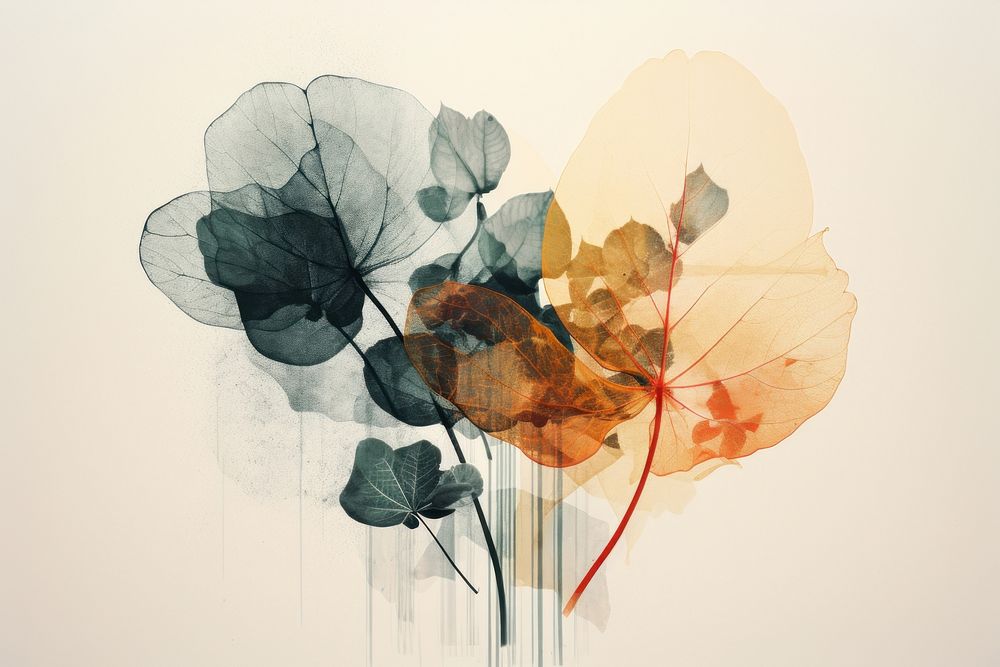 Plant art leaf creativity. AI generated Image by rawpixel.