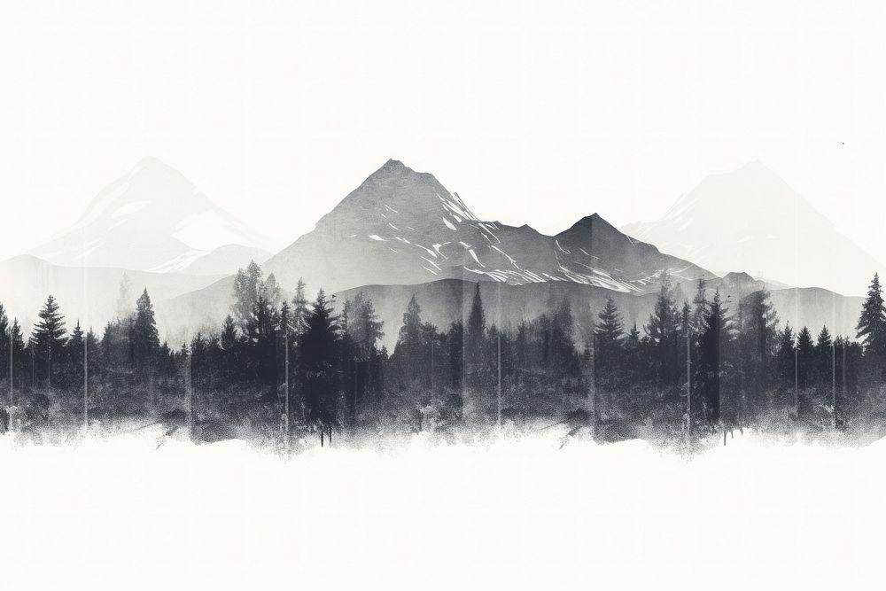 Landscapes mountain outdoors nature. AI generated Image by rawpixel.