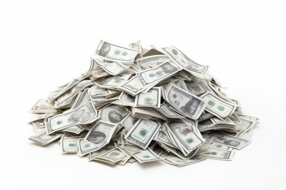Money pile money backgrounds dollar. AI generated Image by rawpixel.