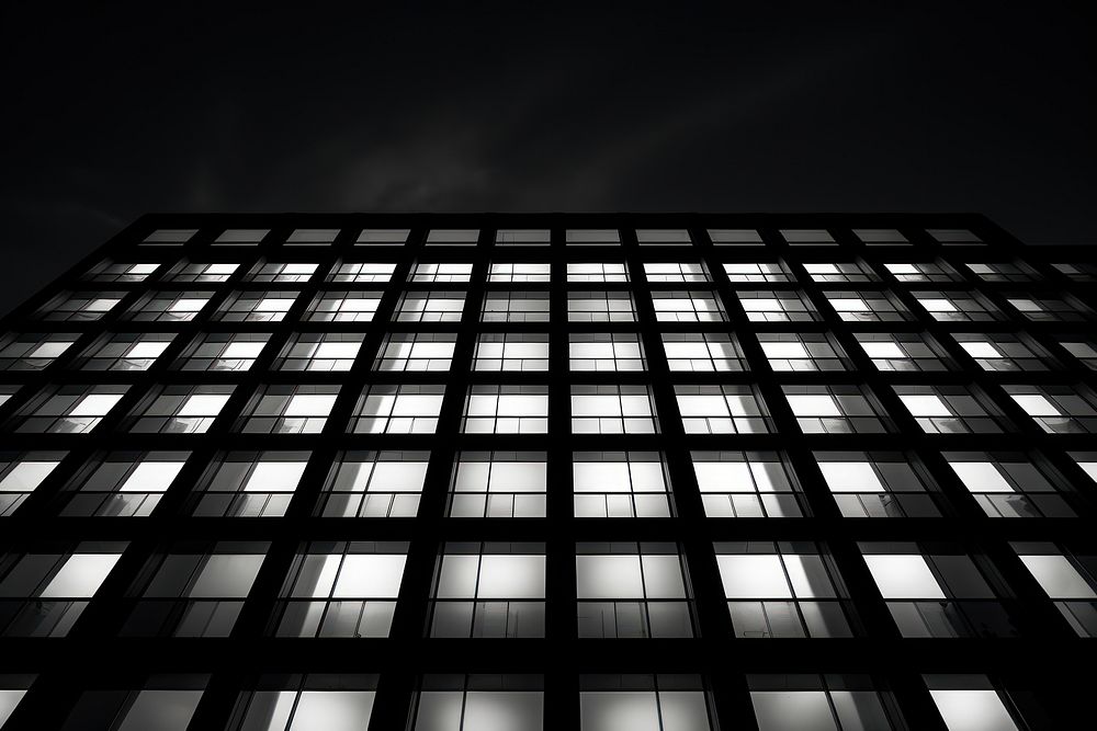 Office building architecture outdoors black. AI generated Image by rawpixel.