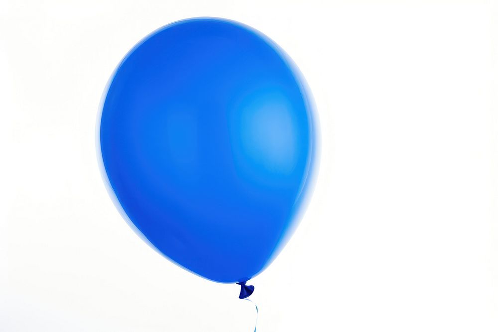Balloon blue white background anniversary. AI generated Image by rawpixel.