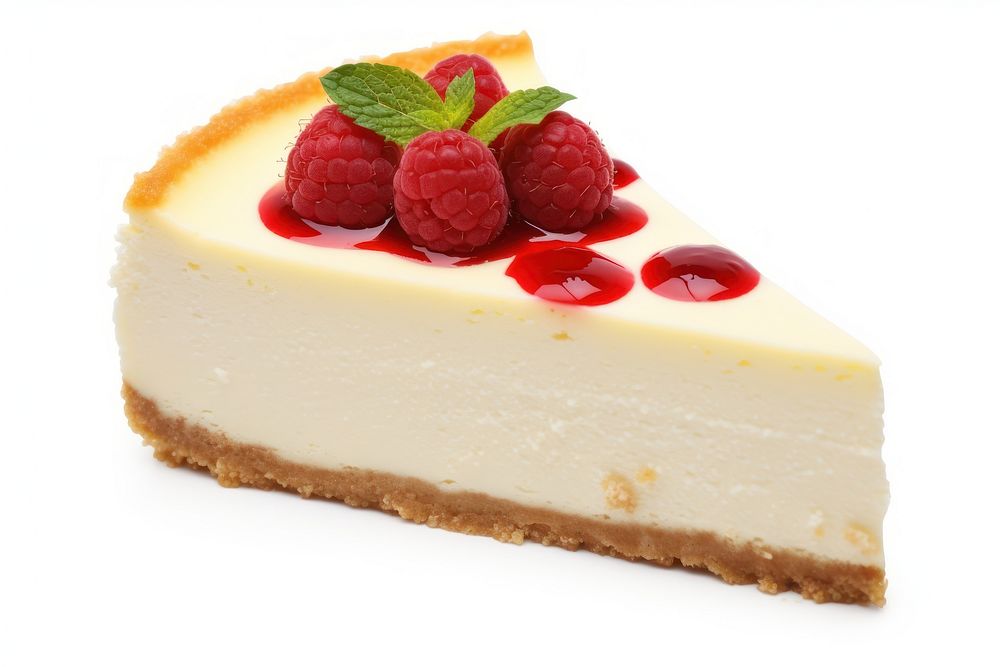 Cheesecake dessert cream food. AI generated Image by rawpixel.