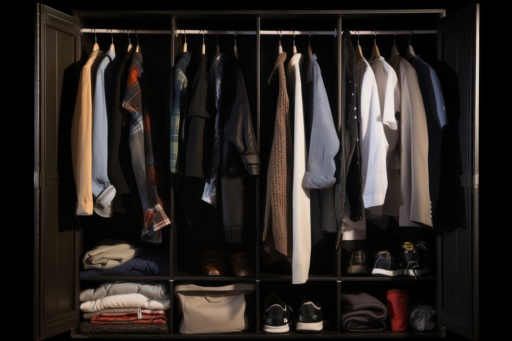 Clothing wardrobe closet room. AI generated Image by rawpixel.