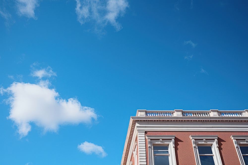 Museum building sky architecture outdoors. AI generated Image by rawpixel.