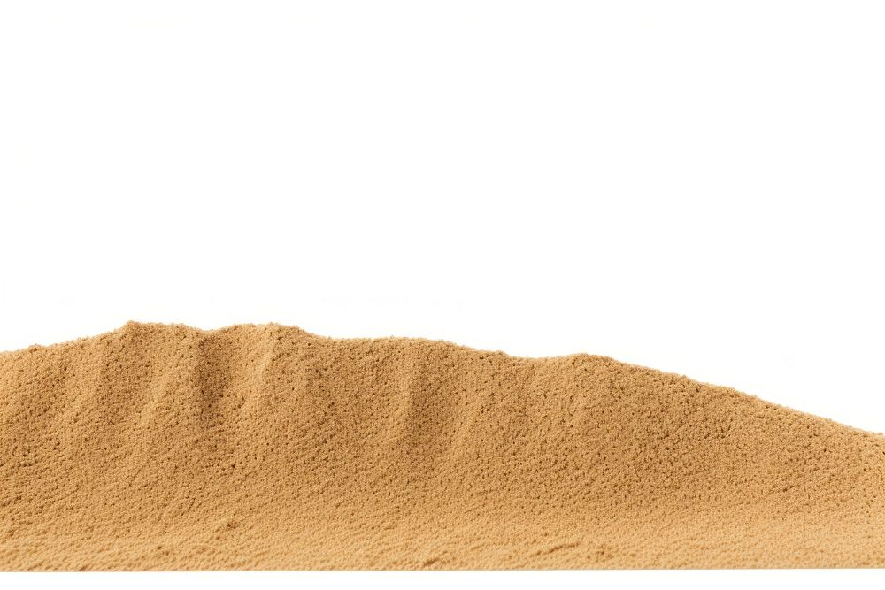 Sand soil white background copy space. AI generated Image by rawpixel.