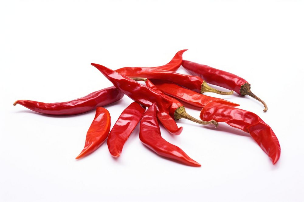 Red chilis vegetable plant food. AI generated Image by rawpixel.