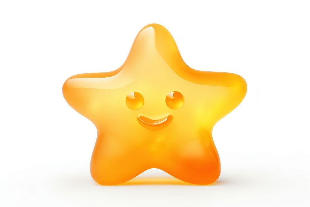 Star sweets shape white background. AI generated Image by rawpixel.