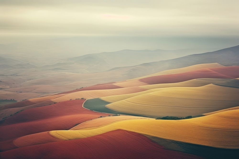 Countryside landscape outdoors horizon. AI generated Image by rawpixel.