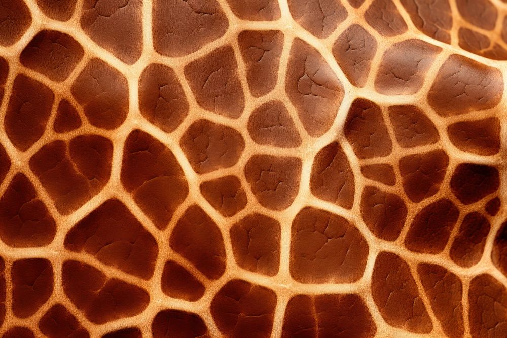 Giraffe skin texture backgrounds honeycomb. AI generated Image by rawpixel.