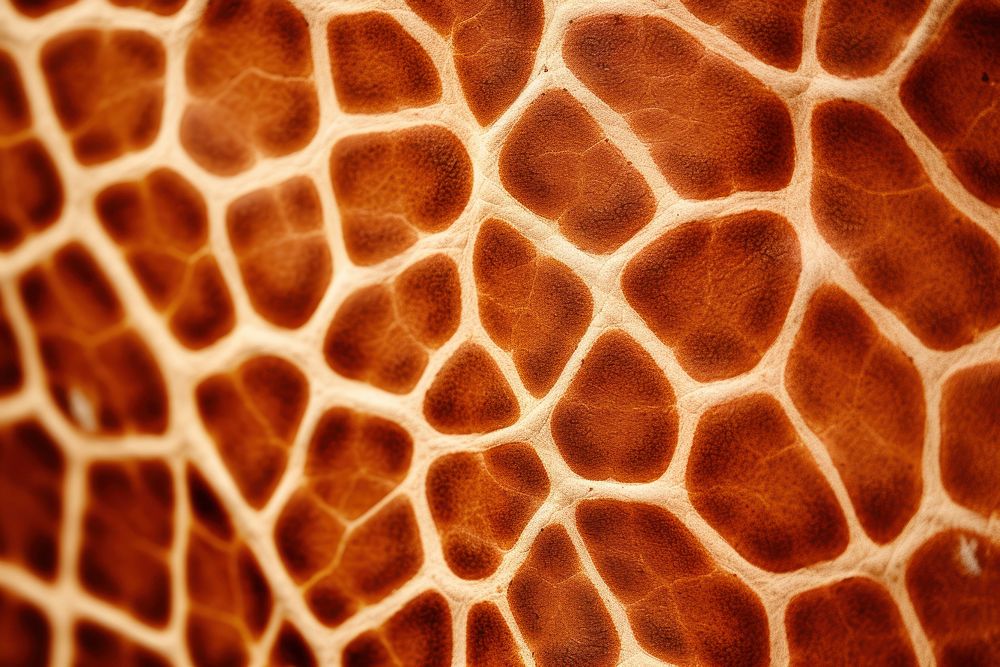 Giraffe skin texture backgrounds honeycomb. 