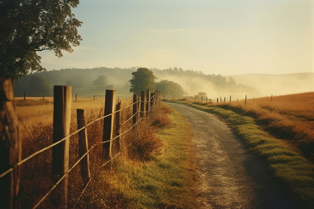 Countryside landscape outdoors nature. AI generated Image by rawpixel.