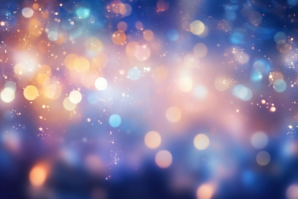Blurry twinkling lights desktop background backgrounds glitter illuminated. AI generated Image by rawpixel.