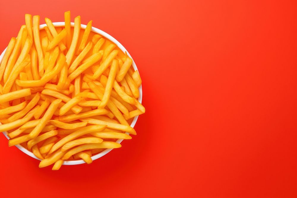 French fries food freshness ketchup. AI generated Image by rawpixel.
