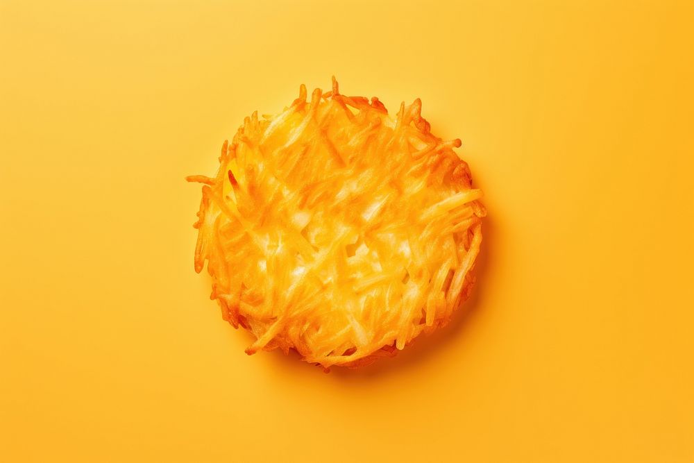 Delicious hash brown yellow circle freshness. AI generated Image by rawpixel.