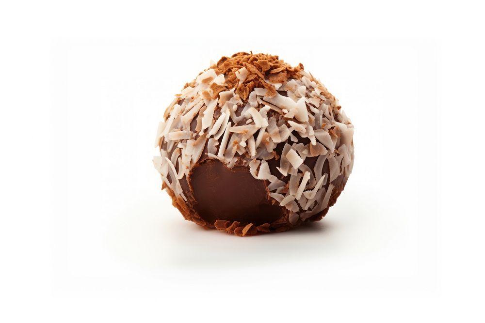 Chocolate Truffle chocolate confectionery dessert. AI generated Image by rawpixel.