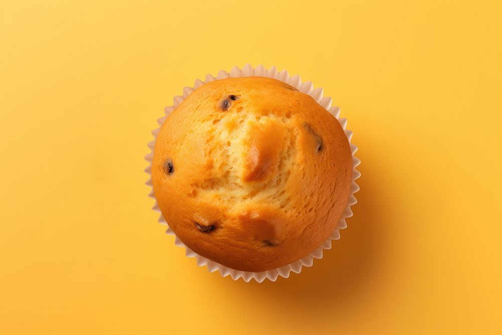 Muffin dessert food chocolate. AI generated Image by rawpixel.