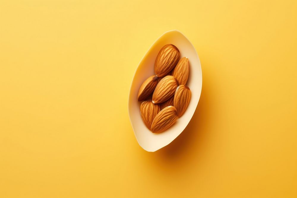 Almond food simplicity freshness. AI generated Image by rawpixel.