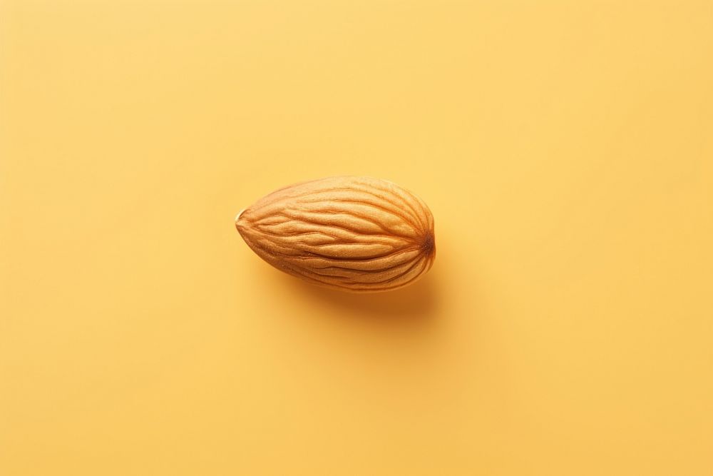 Almond yellow food accessories. AI generated Image by rawpixel.