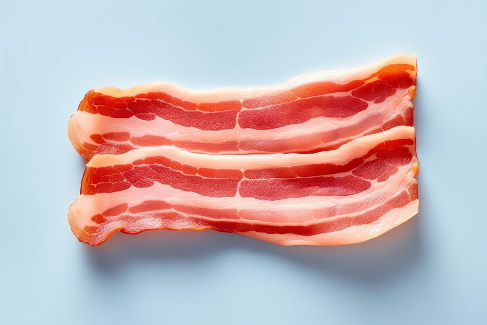 Bacon meat pork food. AI generated Image by rawpixel.