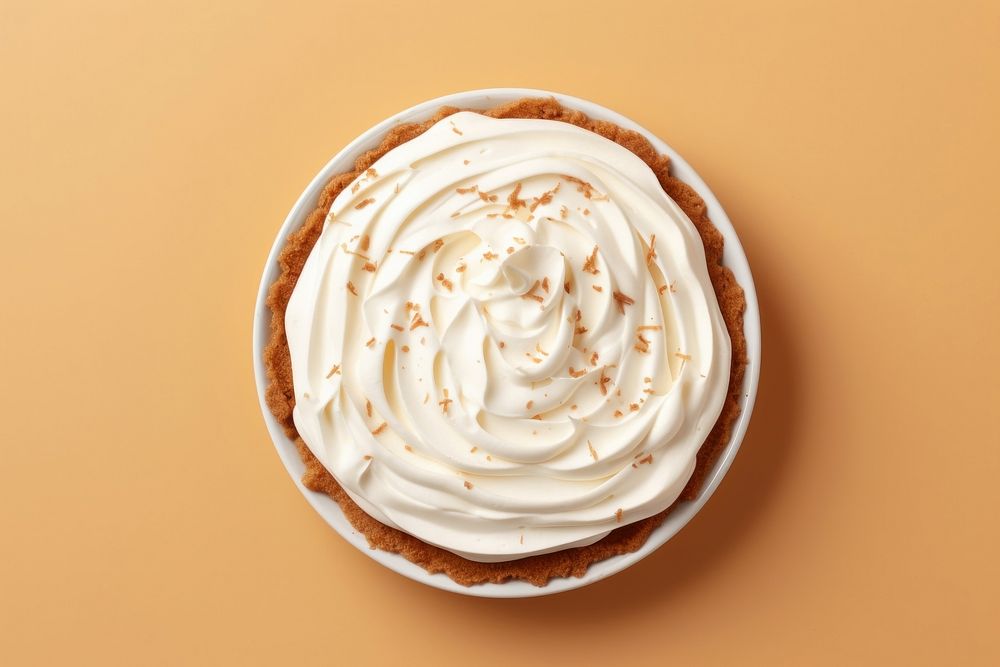 Banoffee Pie dessert cupcake cream. AI generated Image by rawpixel.