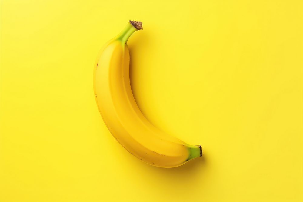 Banana yellow fruit plant. AI generated Image by rawpixel.