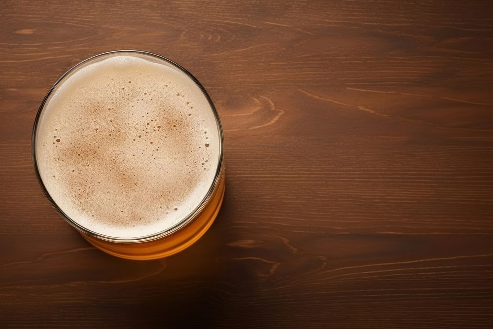 Beer glass coffee drink lager. AI generated Image by rawpixel.