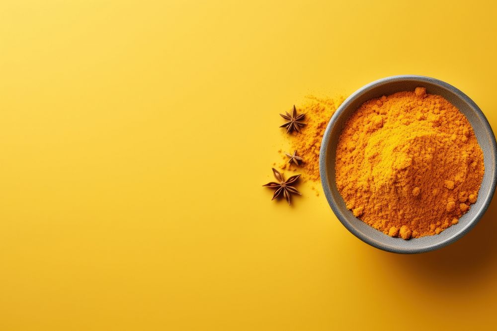 Curry powder spice food. AI generated Image by rawpixel.