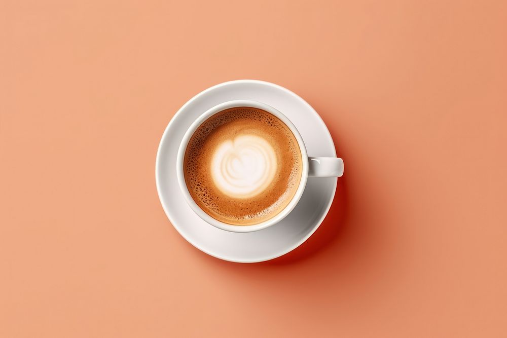 Cappuccino coffee drink cup. AI generated Image by rawpixel.