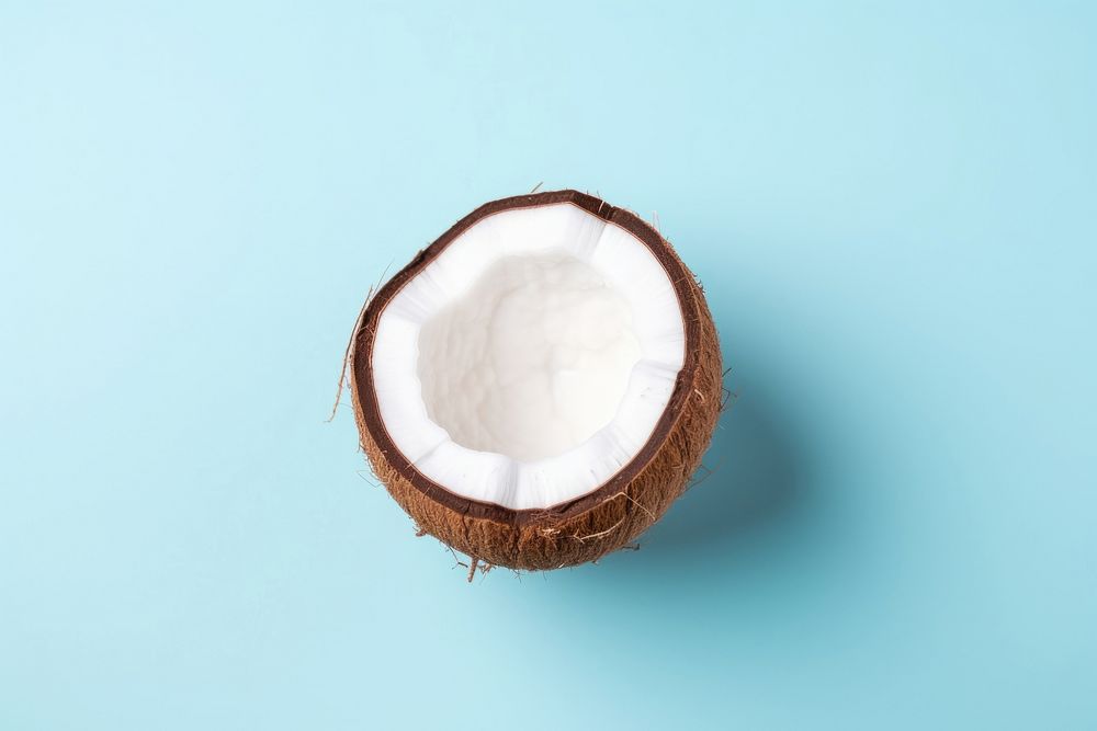 Coconut produce circle fruit. AI generated Image by rawpixel.