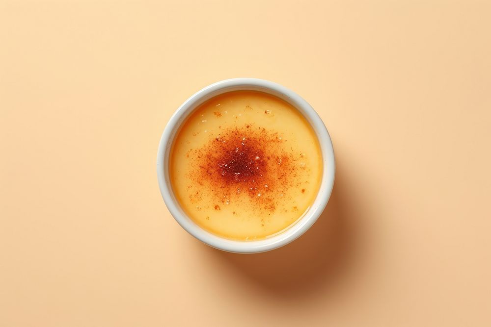 Creme Brulee refreshment cappuccino freshness. AI generated Image by rawpixel.