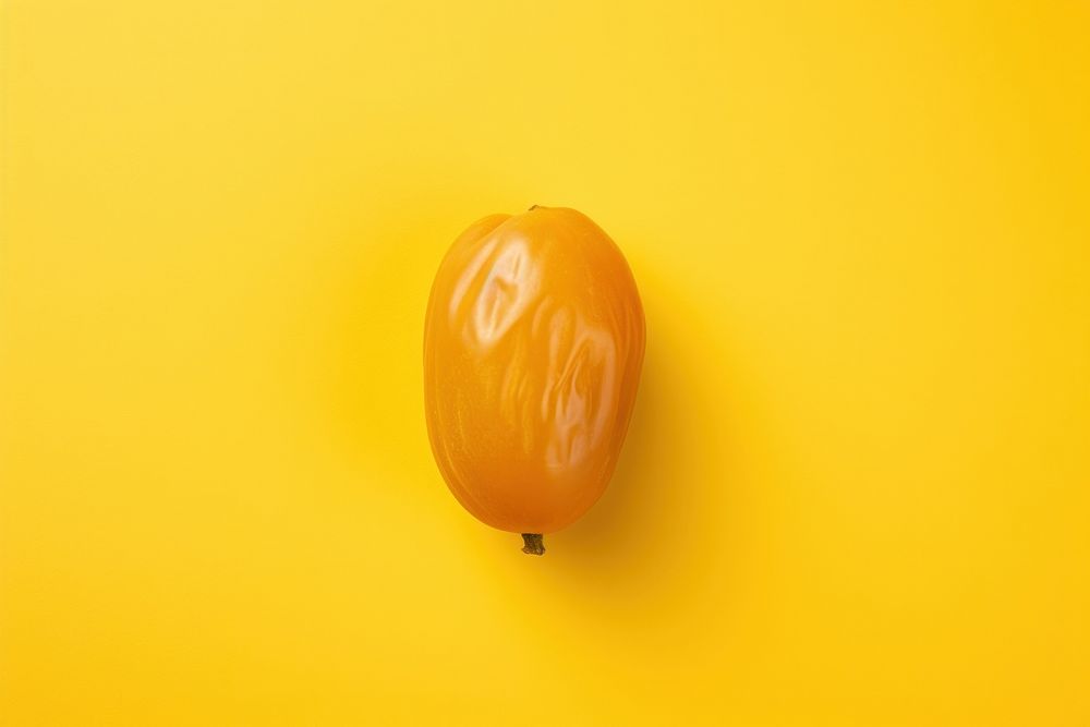 Date fruit balloon yellow zeppelin. AI generated Image by rawpixel.
