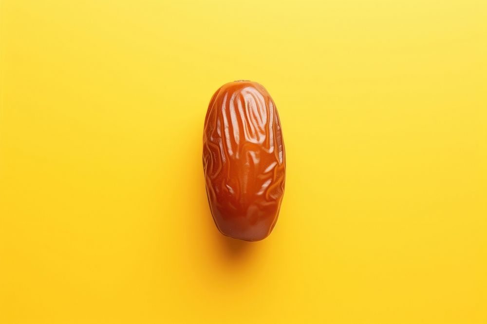 Date fruit yellow freshness football. AI generated Image by rawpixel.